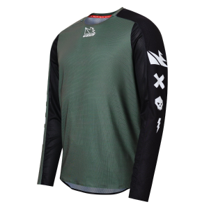 Tricou USWE Kalk Off-Road Olive Green