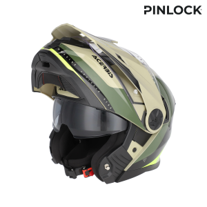 Casca Flip-up Acerbis Rider Graphic Verde/Maro