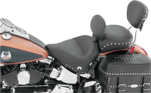 Wide Solo Seat With Removable Backrest Black