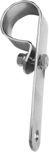 Exhaust Clamp With Tail Chrome