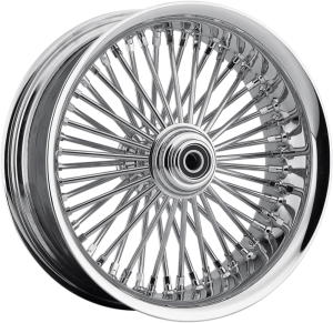 Rear Wheel 50 Spoke Radial 18(r)x5.5(r) Chrome Silver