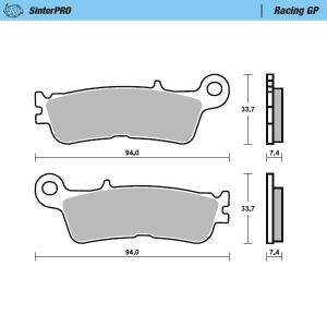 Supermoto Brake Pads