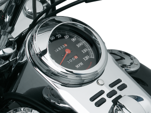 Chrome Speedometer Visor Chrome