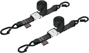 1-1/2(r) Cam-buckle With Safety Latch Hooks Black, 1, nordicamoto.ro
