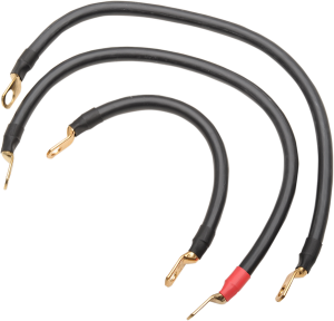 Battery Cable Kit Black, 1, nordicamoto.ro