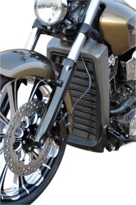 Outrider Radiator Guard Chrome, 2, nordicamoto.ro