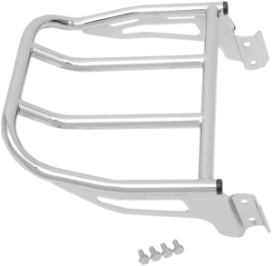 2-up Backrest Luggage Rack Black