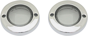 Probeam® Flat Bezel Turn Signal Adapters Chrome, 3, nordicamoto.ro