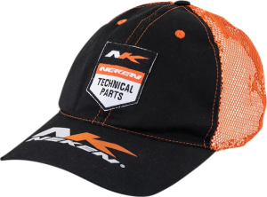 Brand Trucker Hat Black, Orange ONE SIZE, 1, nordicamoto.ro