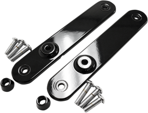Turn Signal Relocation Mounts Black, Gloss