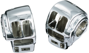 Chrome Switch Housing Silver, 1, nordicamoto.ro