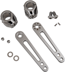 Adjustable Highway Peg Mount Silver, 2, nordicamoto.ro