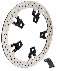 Big Brake Floating Rotor Kit Black, Silver