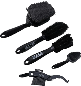 5-piece Brush Set Black, Gray 