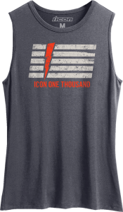 Tricou Dama Icon Invasion Stripe Gray