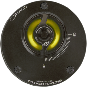 Halo Fuel Cap Black, Gold, 1, nordicamoto.ro