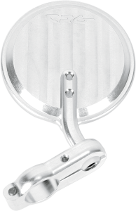 Hindsight Bar End Mirror Anodized Silver, 1, nordicamoto.ro
