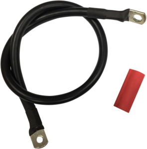 Battery Cable With Optional Shrink Tube Black