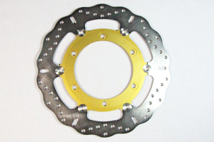 Contour X Series Brake Rotor Gold, Silver, Stainless Steel
