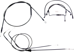Black Pearl Designer Handlebar Installation Kit Black, 1, nordicamoto.ro