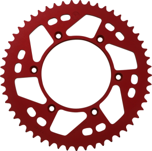 MOOSE RACING Rear Aluminum Sprocket Red, 4, nordicamoto.ro