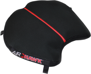 R Seat Pad Black, Red