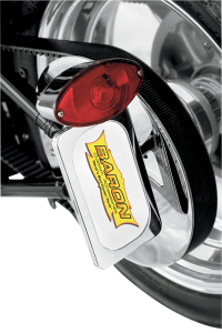 Side Mount License Plate Bracket Chrome, 2, nordicamoto.ro