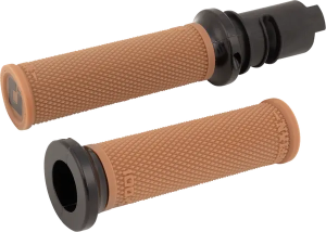 Ruffian Lock-on Street Grips Brown 