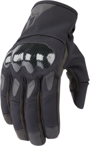 Manusi Textil/Piele Icon Stormhawk CE Black/Gray