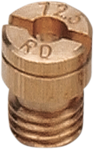 A-bax Precision Keihin-style Slot Head (kj Prefix) Main Jet Brass, 1, nordicamoto.ro