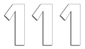 Two Series Numbers White