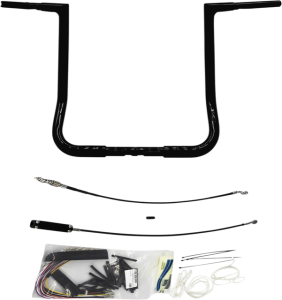 1-1/4(r) Ez Install Flat Top Handlebar Kit Black