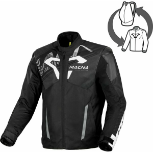 Geaca de vara impermeabila MACNA SEVENT Negru S, 4, nordicamoto.ro