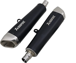 Akrapovic Evacuare Finala Slip-on TI BK SPD TWIN S-T12SO2-HCQTBL