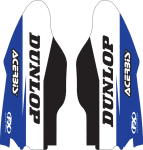 Lower Fork Guard Graphics Black, Blue, White, 1, nordicamoto.ro