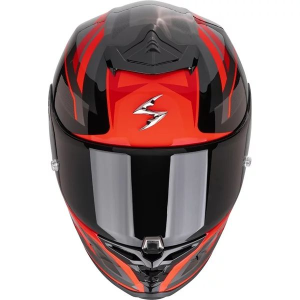 Casca integrala sport SCORPION EXO-R1 EVO II AIR VITAL XS Negru/Argintiu/Rosu, 4, nordicamoto.ro