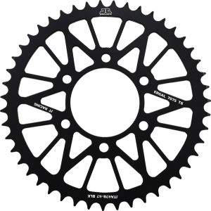 JT SPROCKETS Pinion spate din aluminiu Racelite, negru, 1, nordicamoto.ro