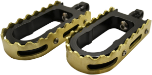 Bmx Footpegs Brass, Black