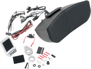 Amplified Speaker Kit For Memphis Shades Batwing Fairings Black, 1, nordicamoto.ro