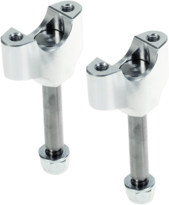 Mx-en Lower Handlebar Clamps Silver, Anodized