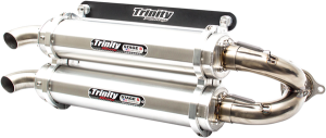 Stage 5 Slip-on Dual Muffler Brushed