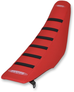 6-rib Gripper Seat Cover Red