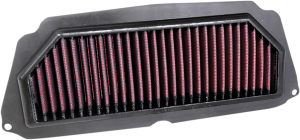 High-flow Air Filter Black, Red, 3, nordicamoto.ro