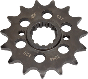 Lightweight Steel Sprocket Black, Zinc, 1, nordicamoto.ro