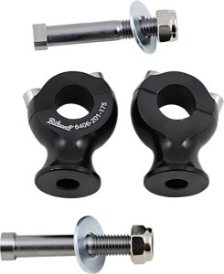 7/8(r) Slimline Risers Black