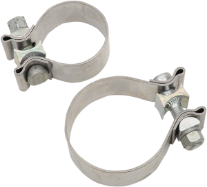 Stainless Steel Muffler Clamps Unfinished