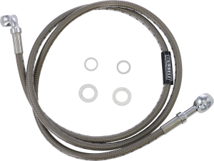Stock Length Front Brake Line Kit Silver