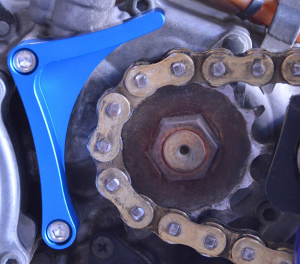 Case Saver/sprocket Cover Kit Blue, 1, nordicamoto.ro