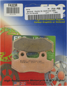 Long-life Sintered (r)r(r) Brake Pads