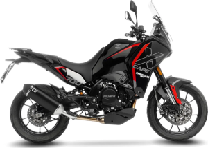 Tobă de eșapament LeoVince LV-14 Black Edition Slip-On pentru Moto Morini X-Cape 700, 3, nordicamoto.ro
